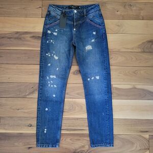 PHILIPP PLEIN straight destressed jeans 26